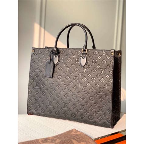 louis vuitton onthego gm empreinte|OnTheGo GM Monogram Empreinte Leather .